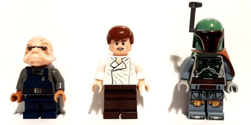 LEGO Star Wars Carbon-Freezing Chamber #75137 Mini Figure Boba Fett Han Solo 