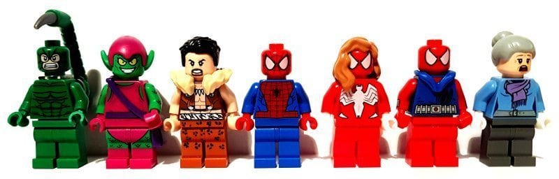 NEW LEGO SPIDER-GIRL MINIFIGURE NEVER ASSEMBLED from Heroes Set 76057 FIG ONLY 