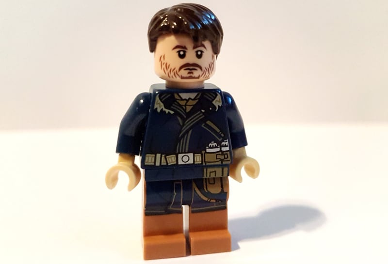 Lego Cassian Andor 75155 Dark Blue Coat Star Wars Minifigure 